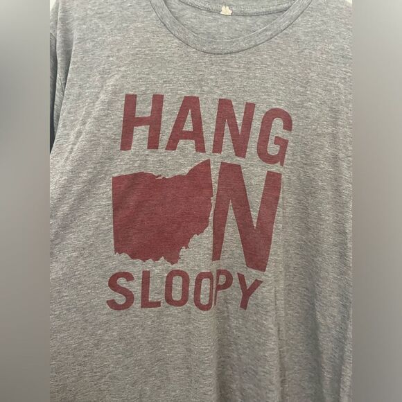 Ohio State Hang On Sloopy Heathered Grey Ohio Tee men’s 2x - Picture 3 of 4